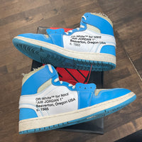 University Blue Off-White Jordan 1 High (USED)