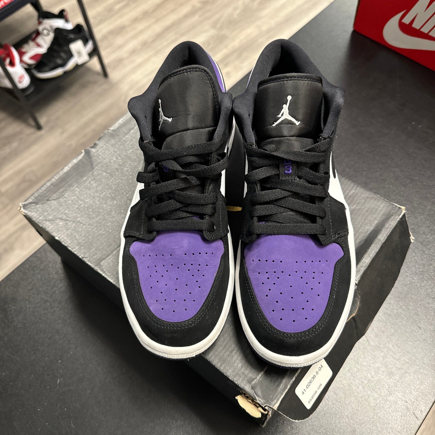 Court Purple Jordan 1 Low (USED)