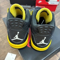(GS) Yellow Thunder Jordan 4 (USED, Replacement Box)