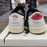 (W) Olive Travis Scott Jordan 1 Low OG (USED)