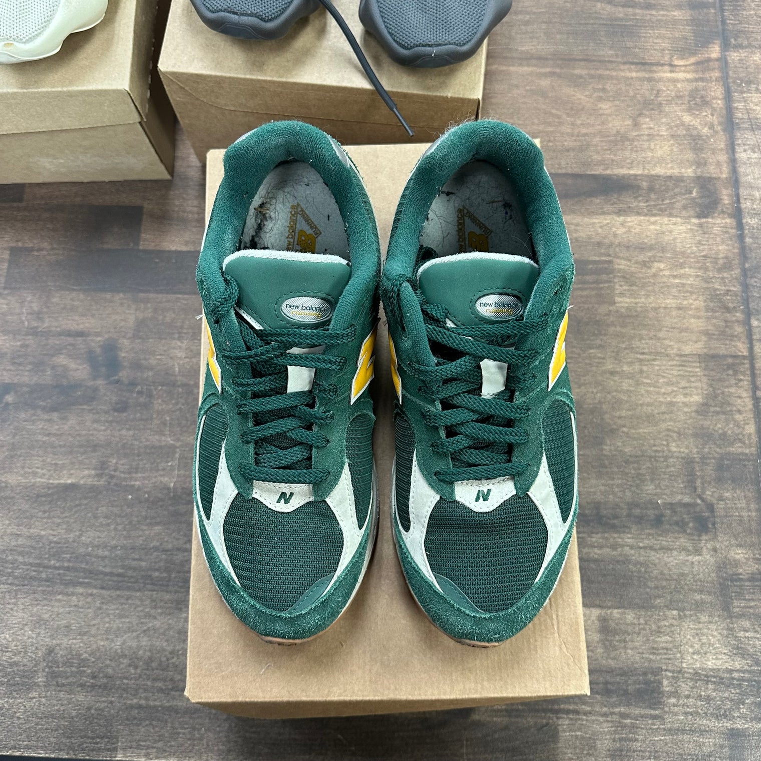 ASOS Exclusive Green New Balance 2002R (USED, No Box)