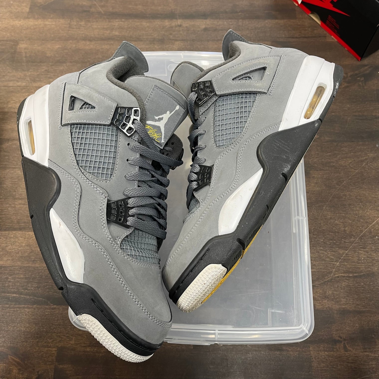 Cool Grey Jordan 4 (USED, No Box)