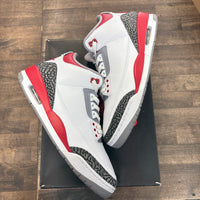 Fire Red Jordan 3 (USED)