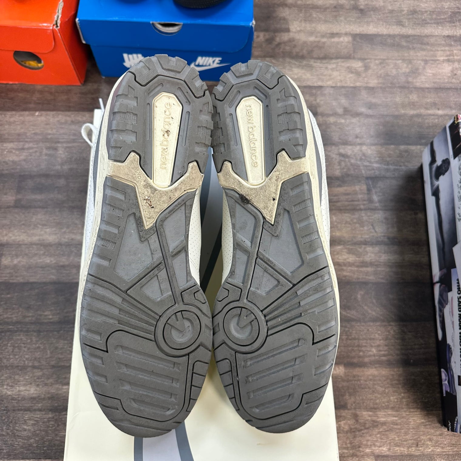 Aime Leon Dore White Grey New Balance 650R (USED)