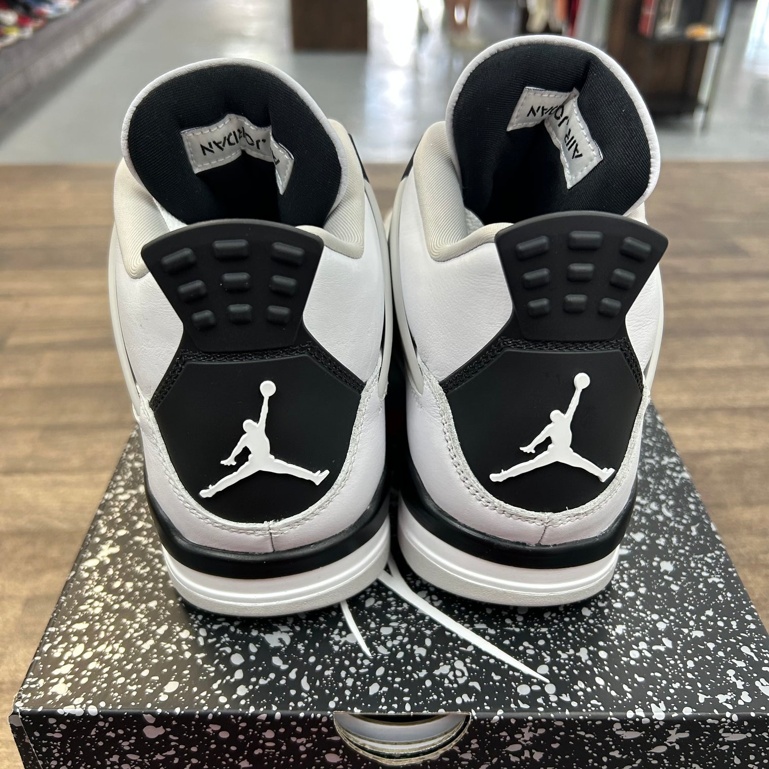 Military Black Jordan 4 Retro (Lightly Worn)