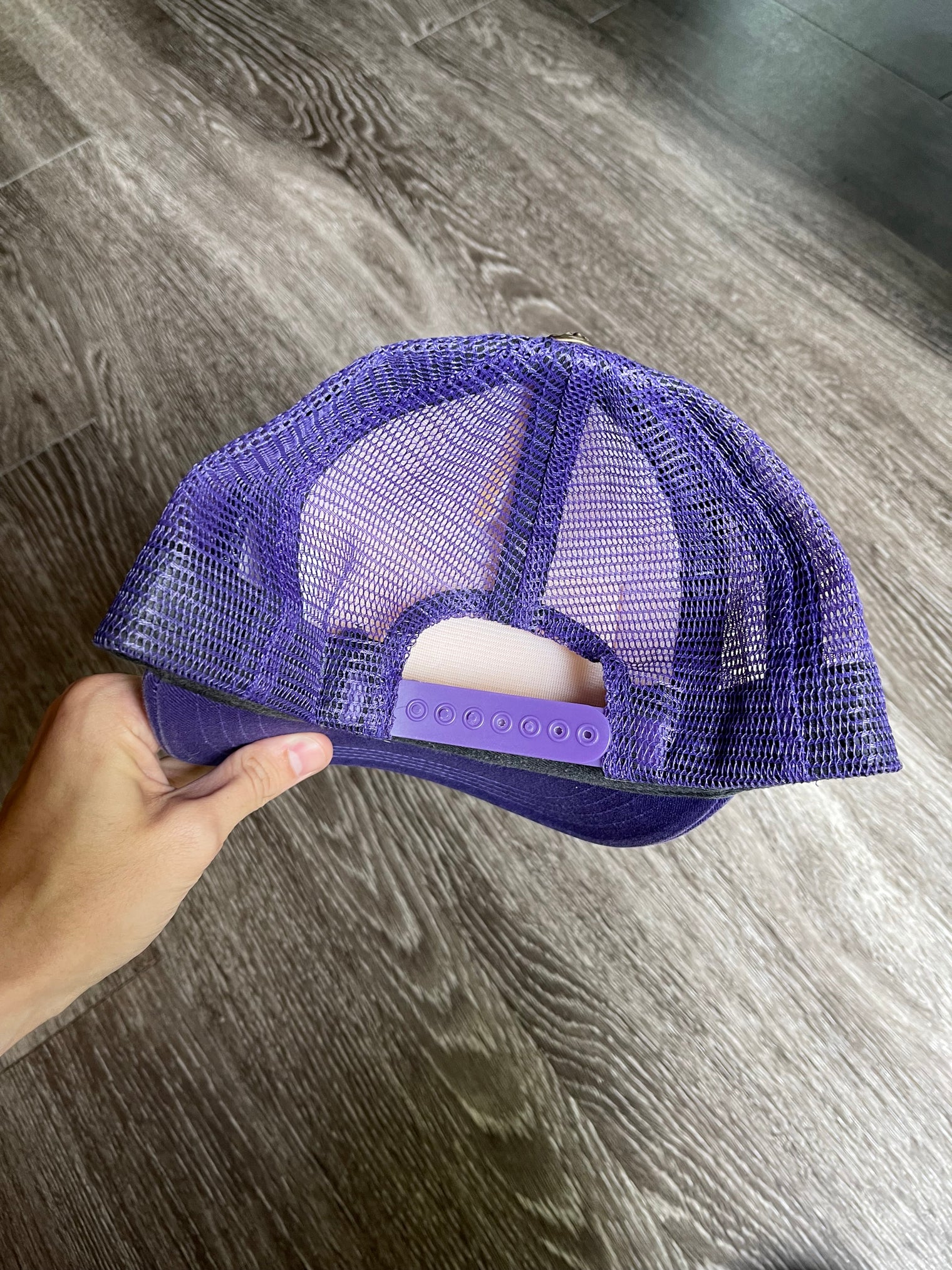 Chrome Hearts Pink Purple Hollywood Trucker Hat (USED)