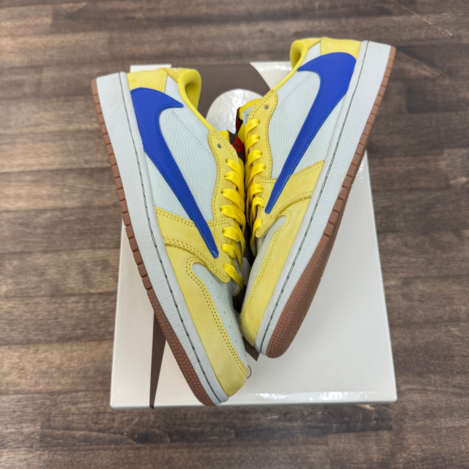 Travis Scott Canary Jordan 1 Low OG (USED)