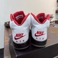Fire Red Jordan 5 (USED,No Box)