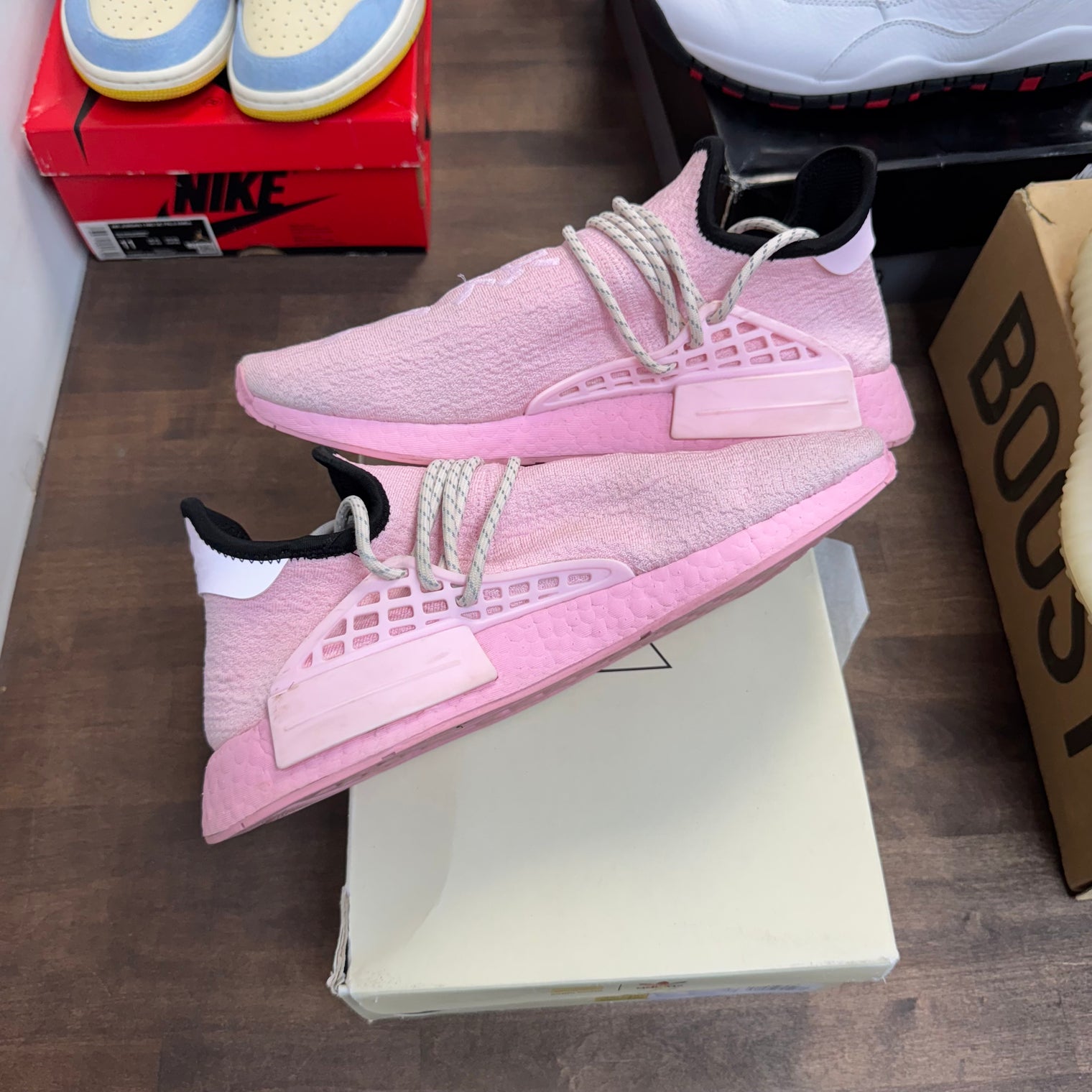 Pharell Pink adidas Human Race (USED)