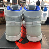 Zoom White Racer Blue Jordan 1 Retro High (USED)