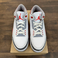 Fire Red Jordan 3 Retro (USED, no box)