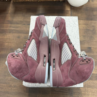 Burgundy Jordan 5 (USED)