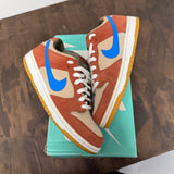 Nike Corduroy Dusty Peach SB Dunk Low (USED) Size 9 (Pre-Owned) - Image 1