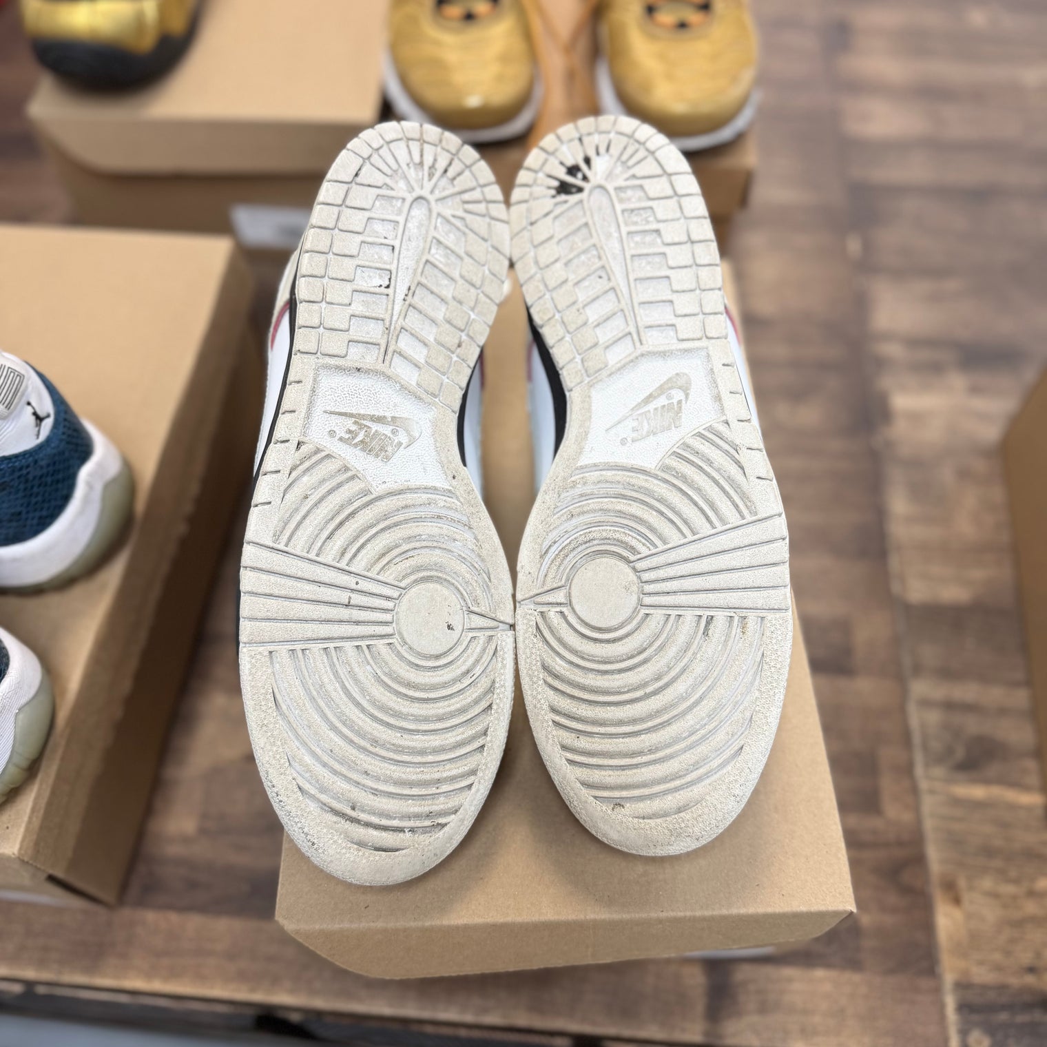 Jordan Pack White Nike Dunk Low CL (2006) (USED, No Box)