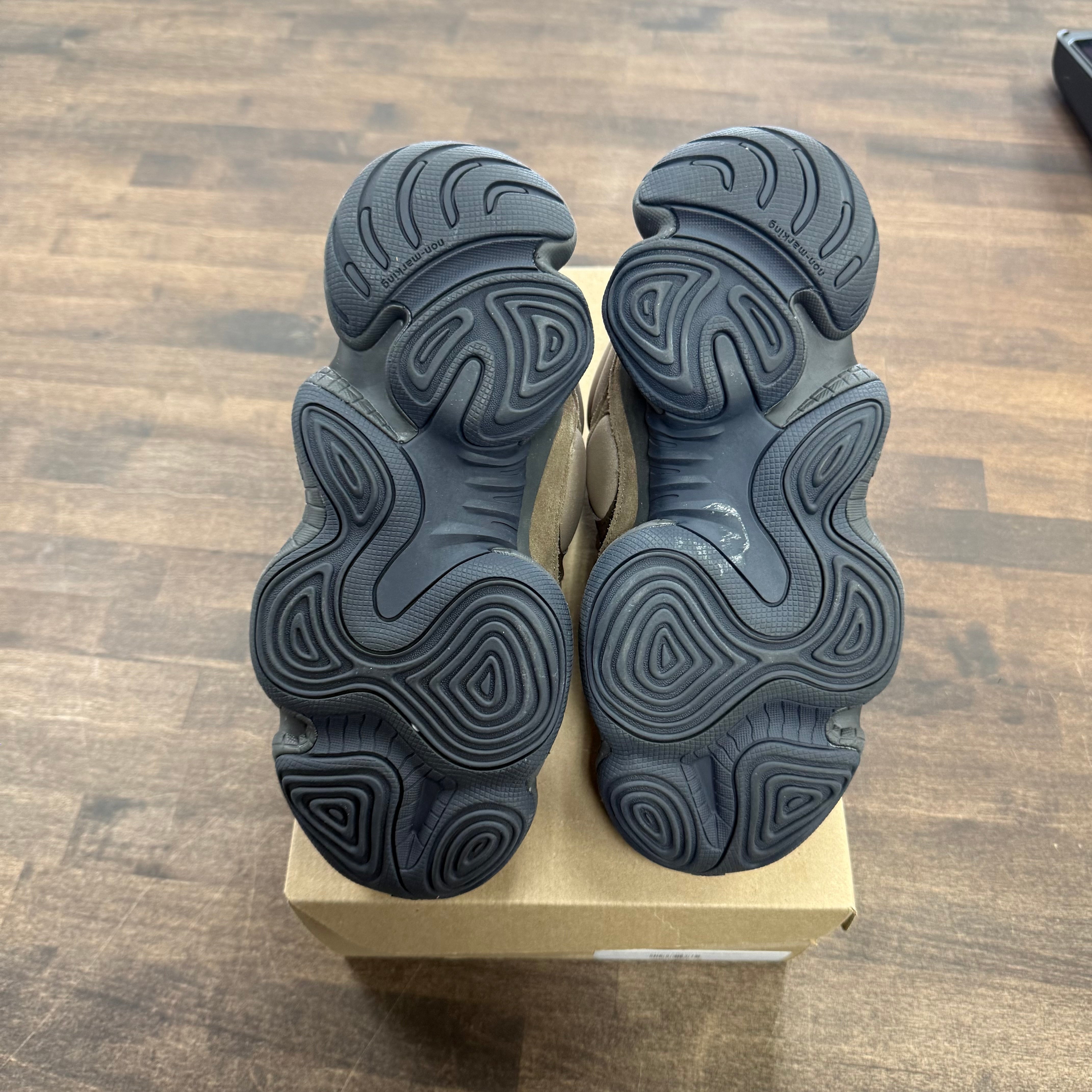 adidas Taupe Black Adidas Yeezy 500 High (USED, No Box) Size 7Y (Pre-Owned) - Image 5