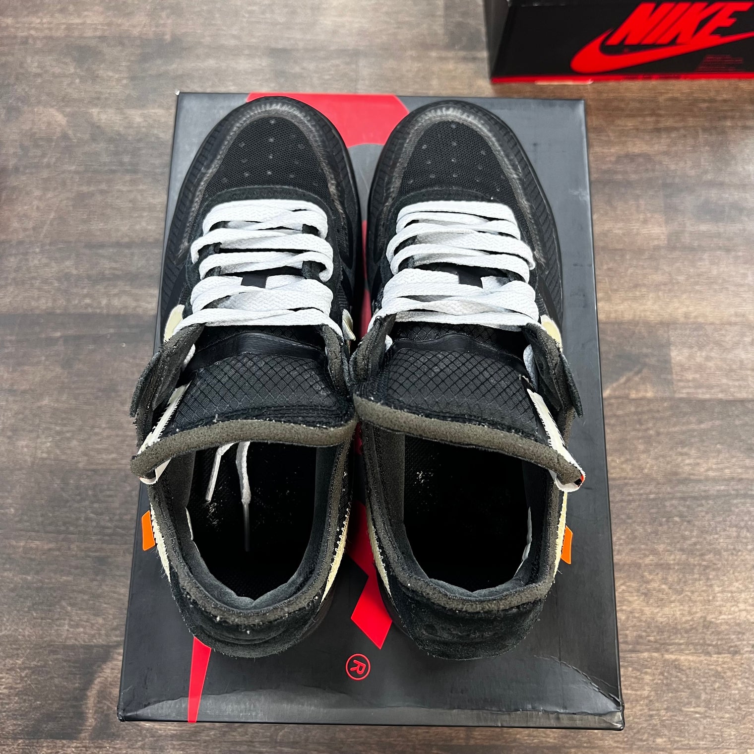 Off White Air Force 1 Black (USED, No Box)