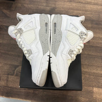 White Oreo Jordan 4 (GS) (USED)