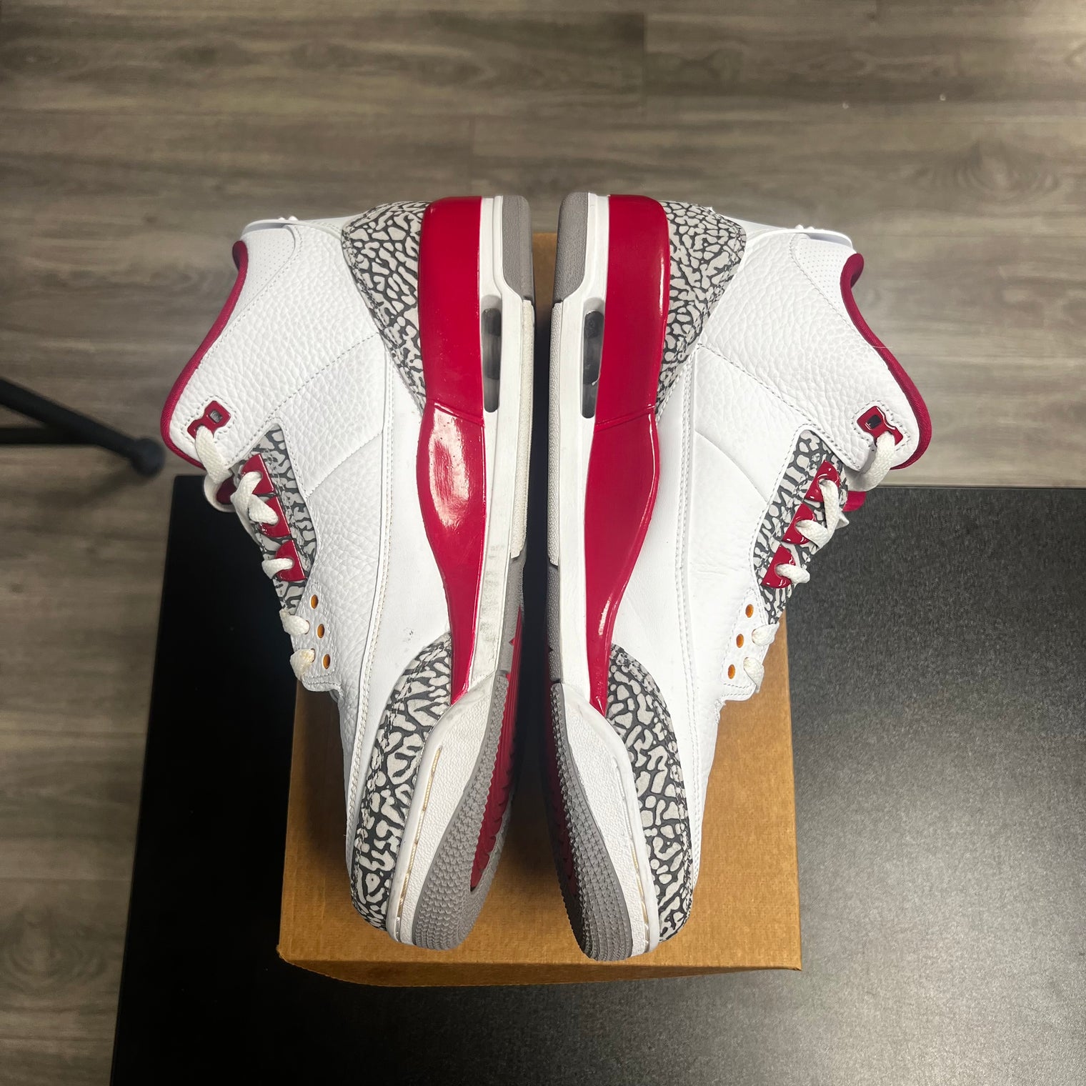Cardinal Red Jordan 3 (USED, no box)