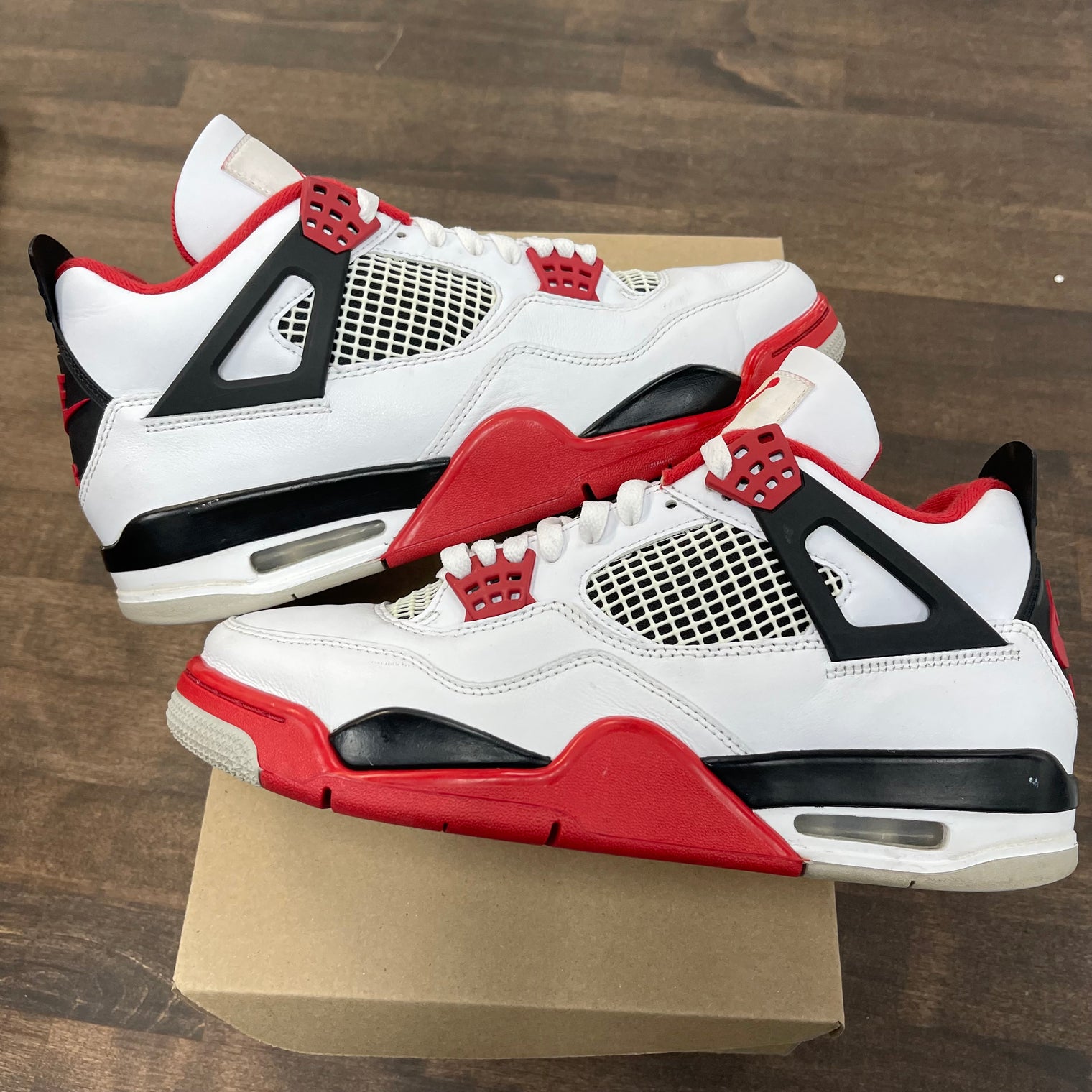 Fire Red Jordan 4 (USED, No Box)