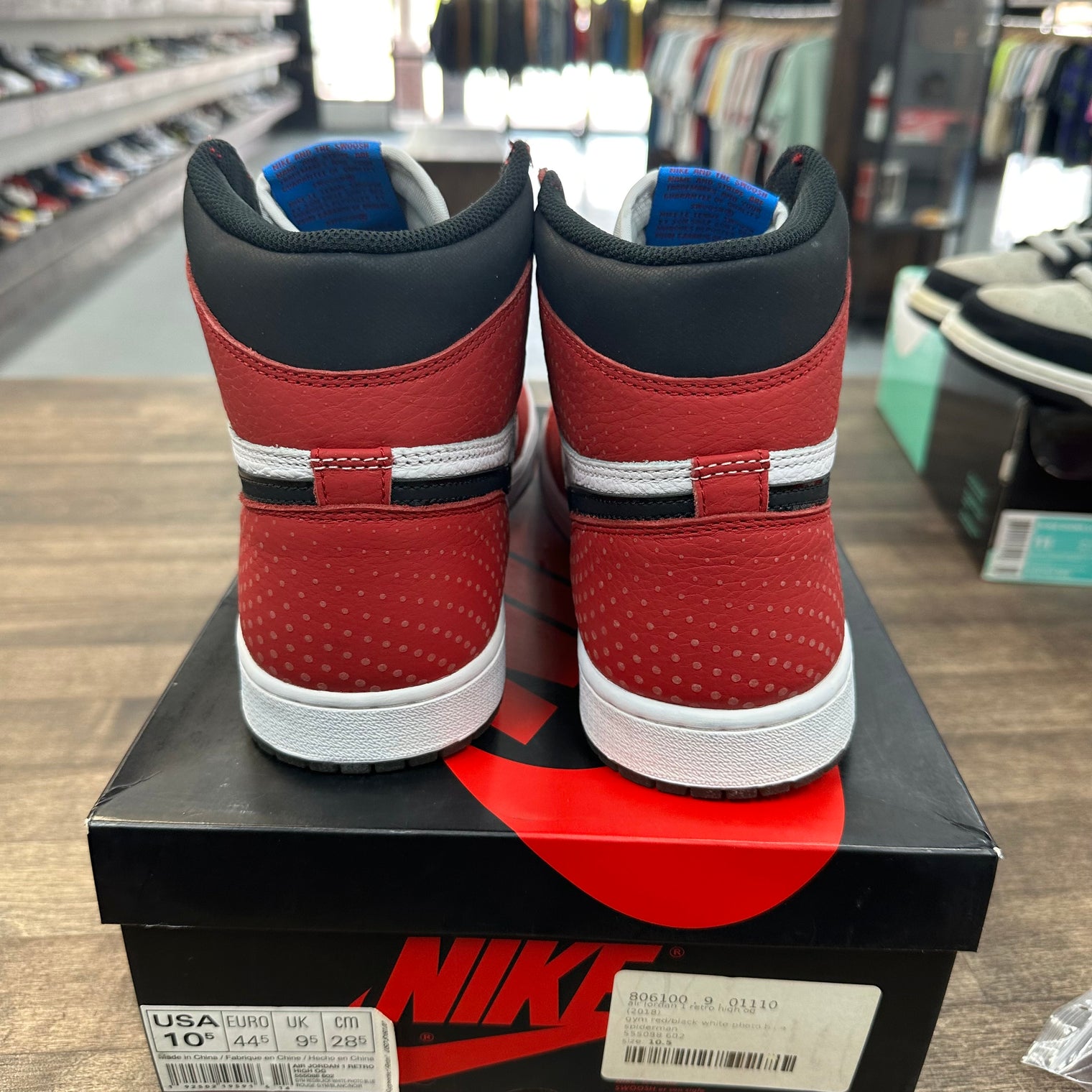 Spider-Man Origin Story Jordan 1 Retro High (USED)