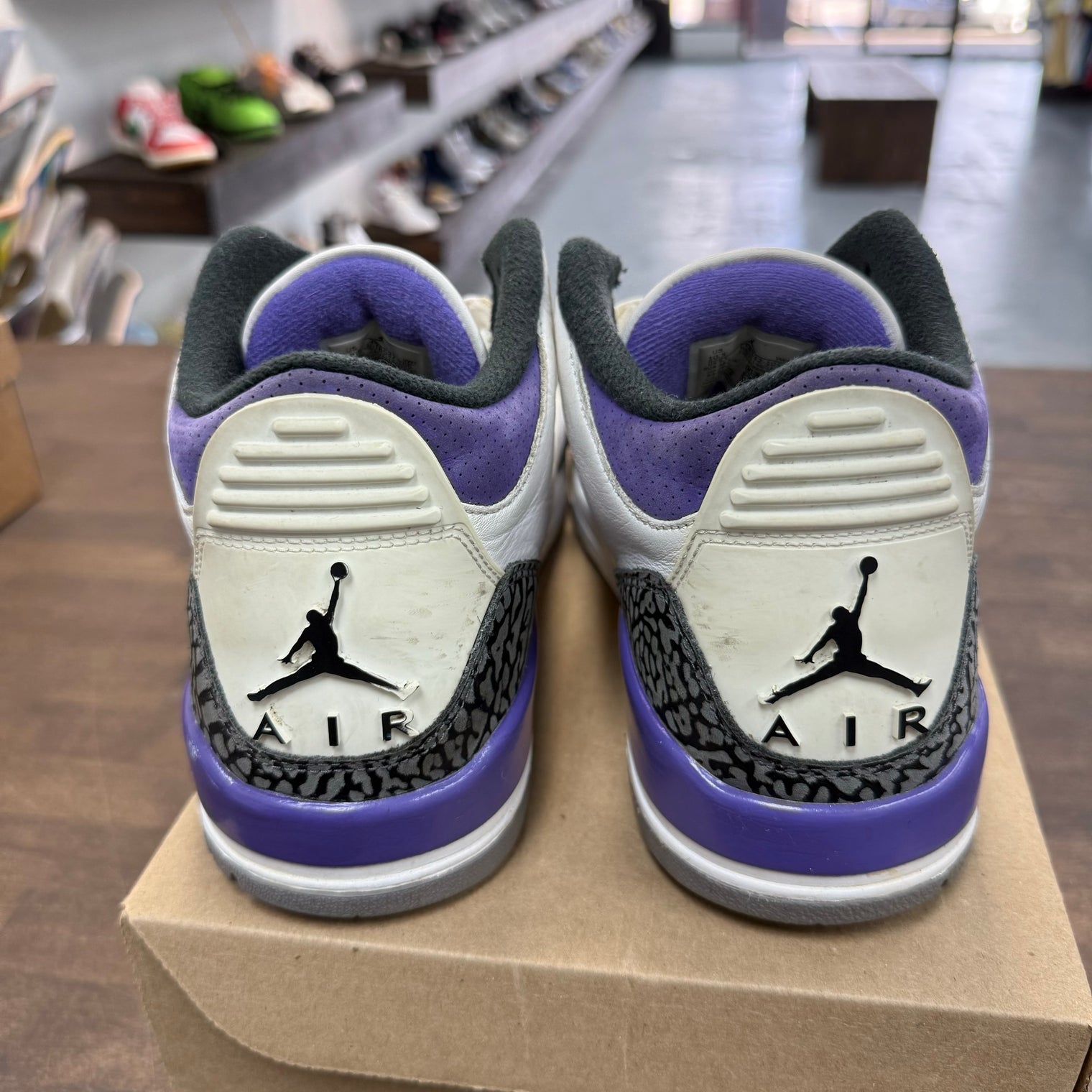 Dark Iris Jordan 3 (USED, No Box,No Insoles)