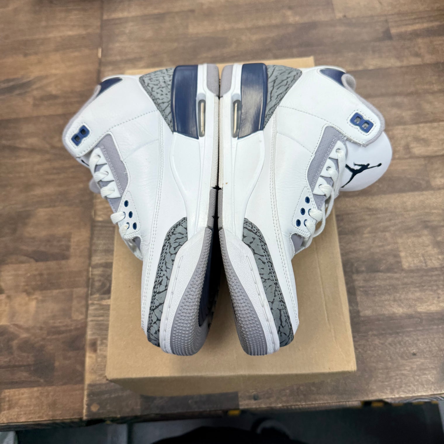 Midnight Navy Jordan 3 Retro (USED, No Box)