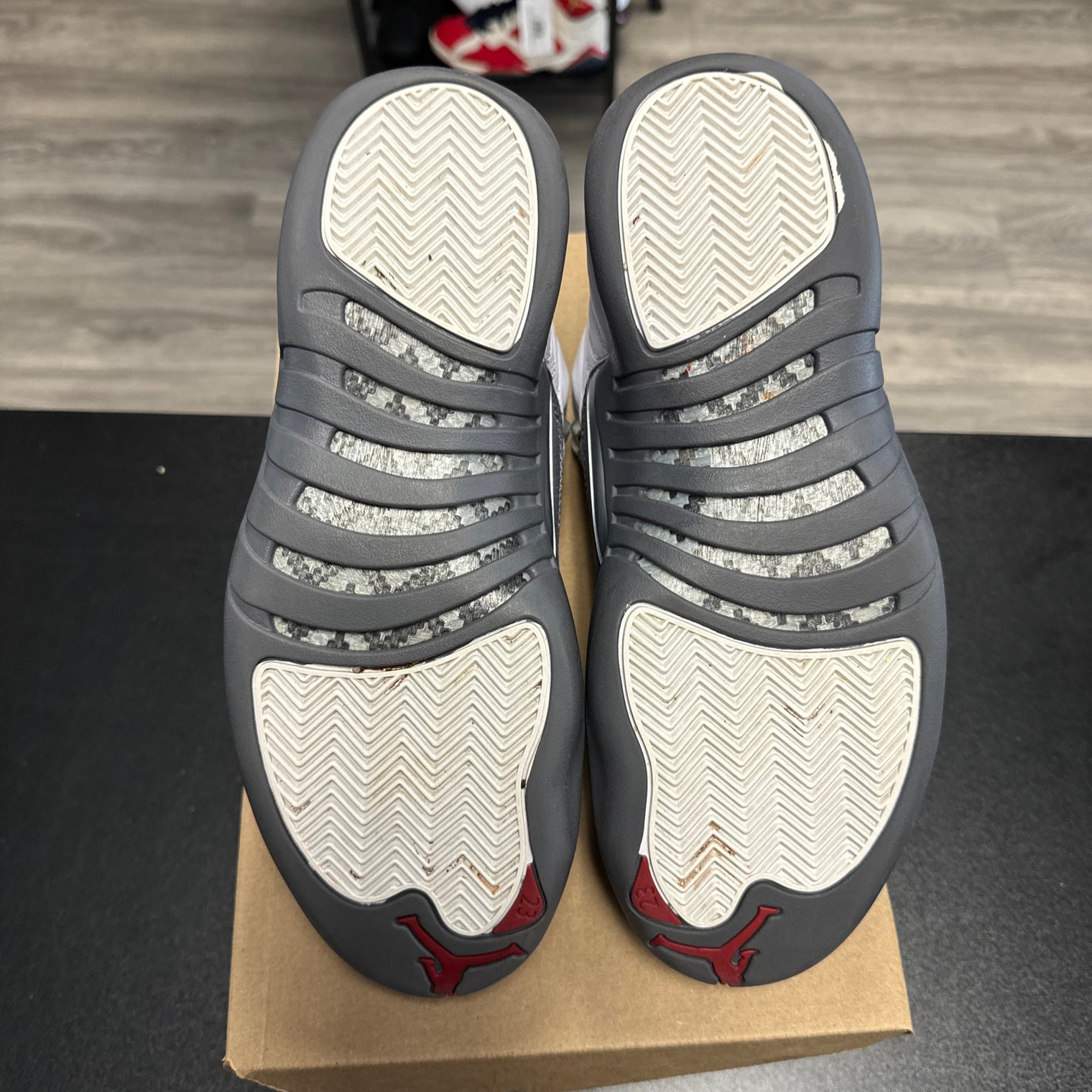 Dark Grey Jordan 12 (USED, no box)