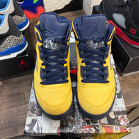 Michigan Jordan 5 Retro (USED)