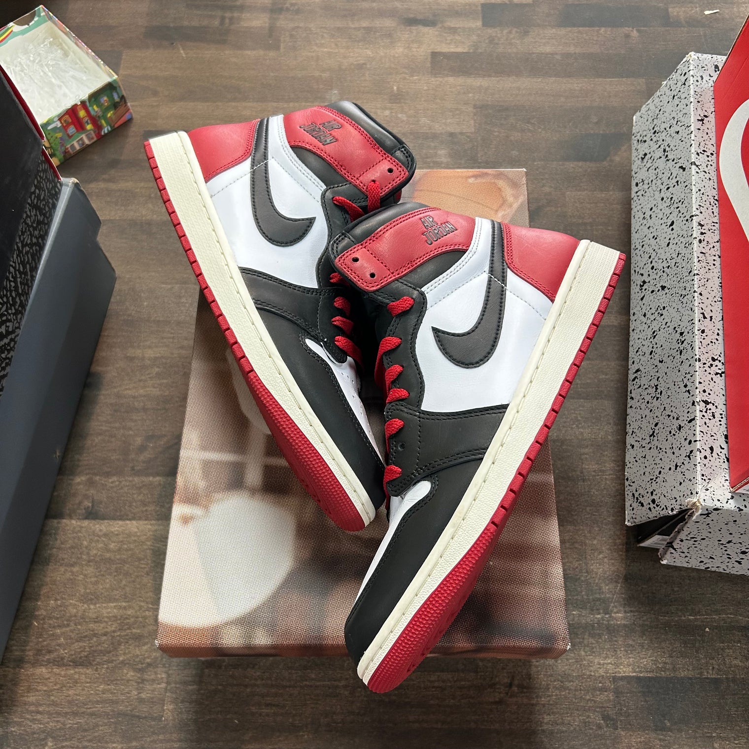 Jordan 1 High Black Toe Reimagined (USED)