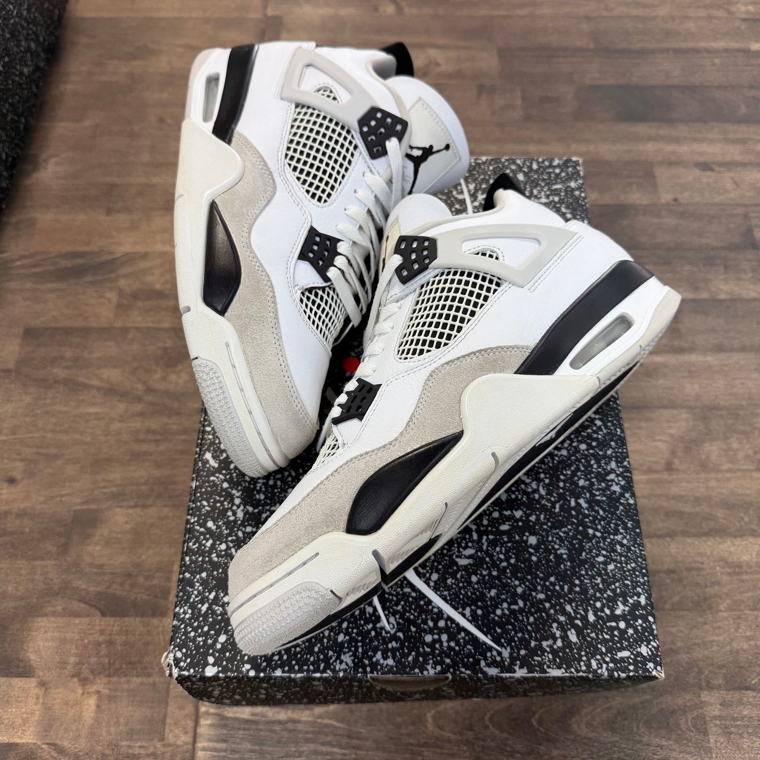 Military Black Jordan 4 Retro (Used)