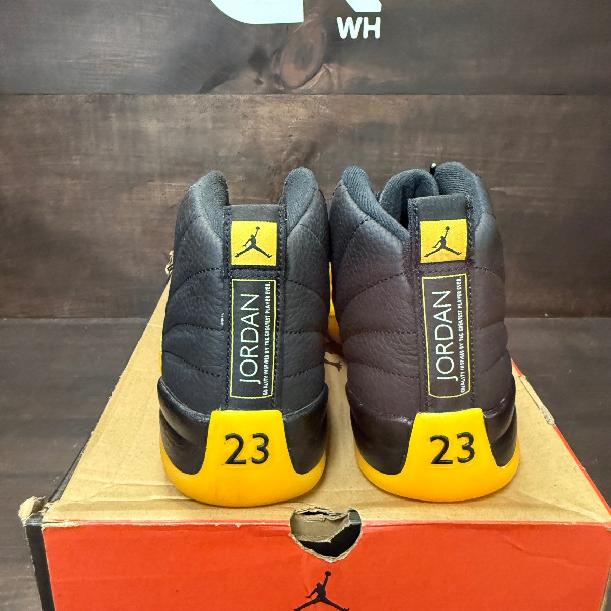 Jordan 12 Retro Black University Gold - Image 5