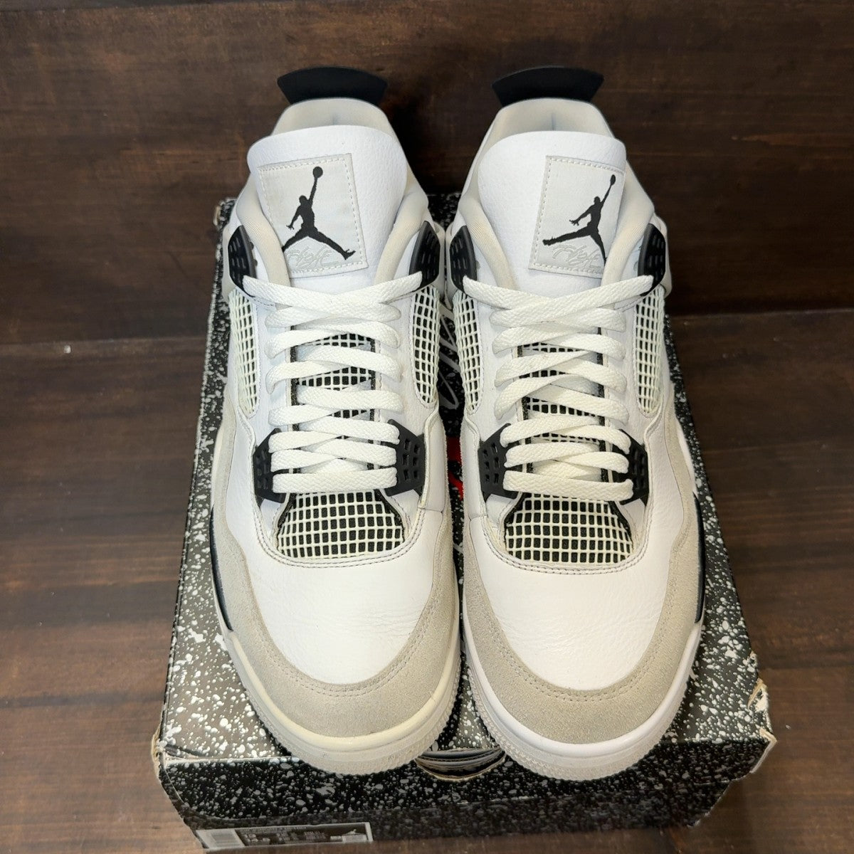 Jordan 4 Retro Military Black Size 13 (Pre-Owned)