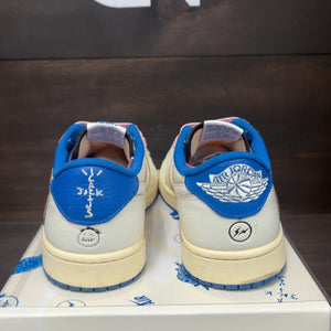 Jordan 1 Retro Low OG SP Fragment x Travis Scott Sail Military Blue - Image 5