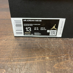 Jordan 1 Mid SE Grey Green - Image 8