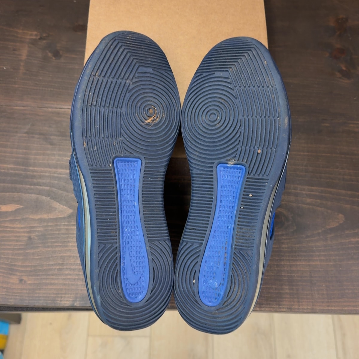 Nike Air Force Max 2 'Midnight Navy Amarillo' Size 11 (Pre-Owned) - Image 8