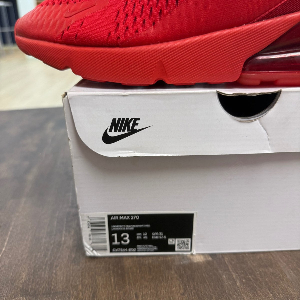 Nike Air Max 270 Triple Red - Image 4
