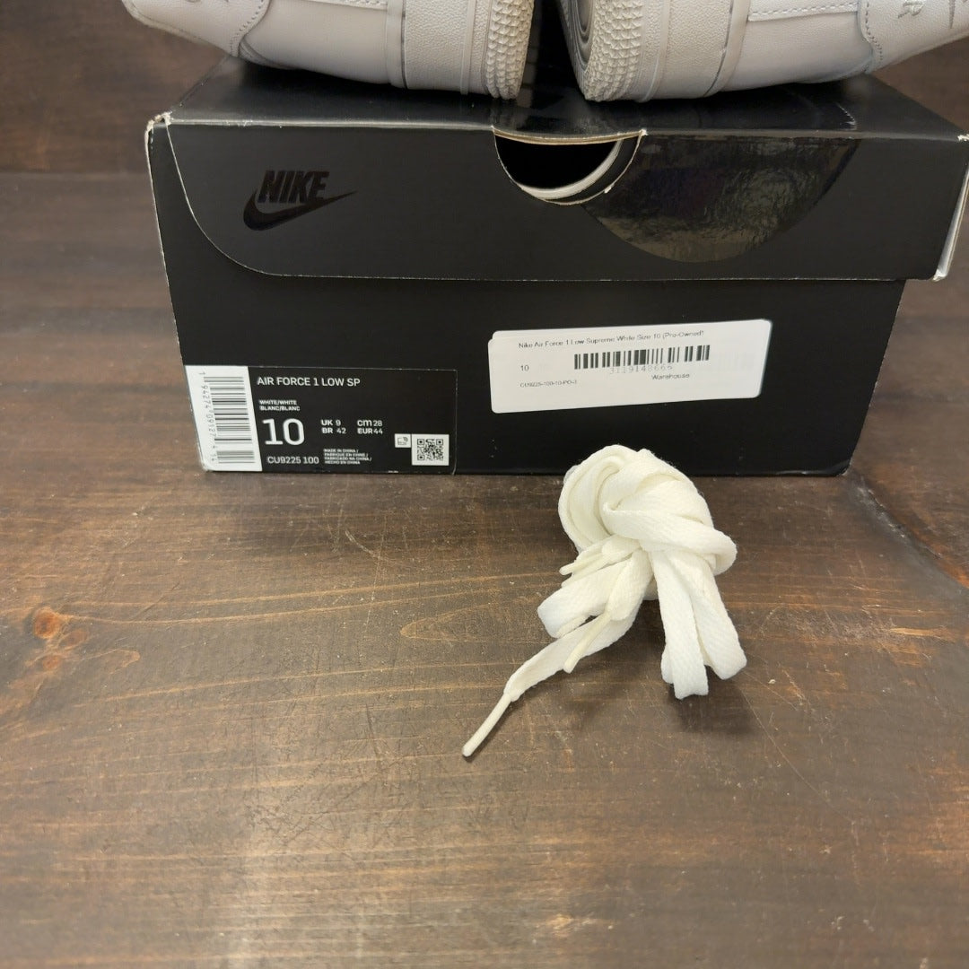 Nike Air Force 1 Low Supreme White - Image 8