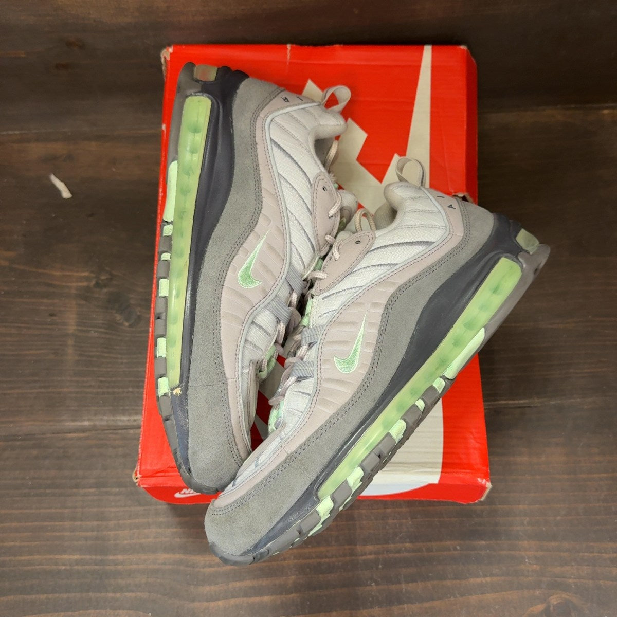 Nike Air Max 98 Vast Grey Fresh Mint - Image 2