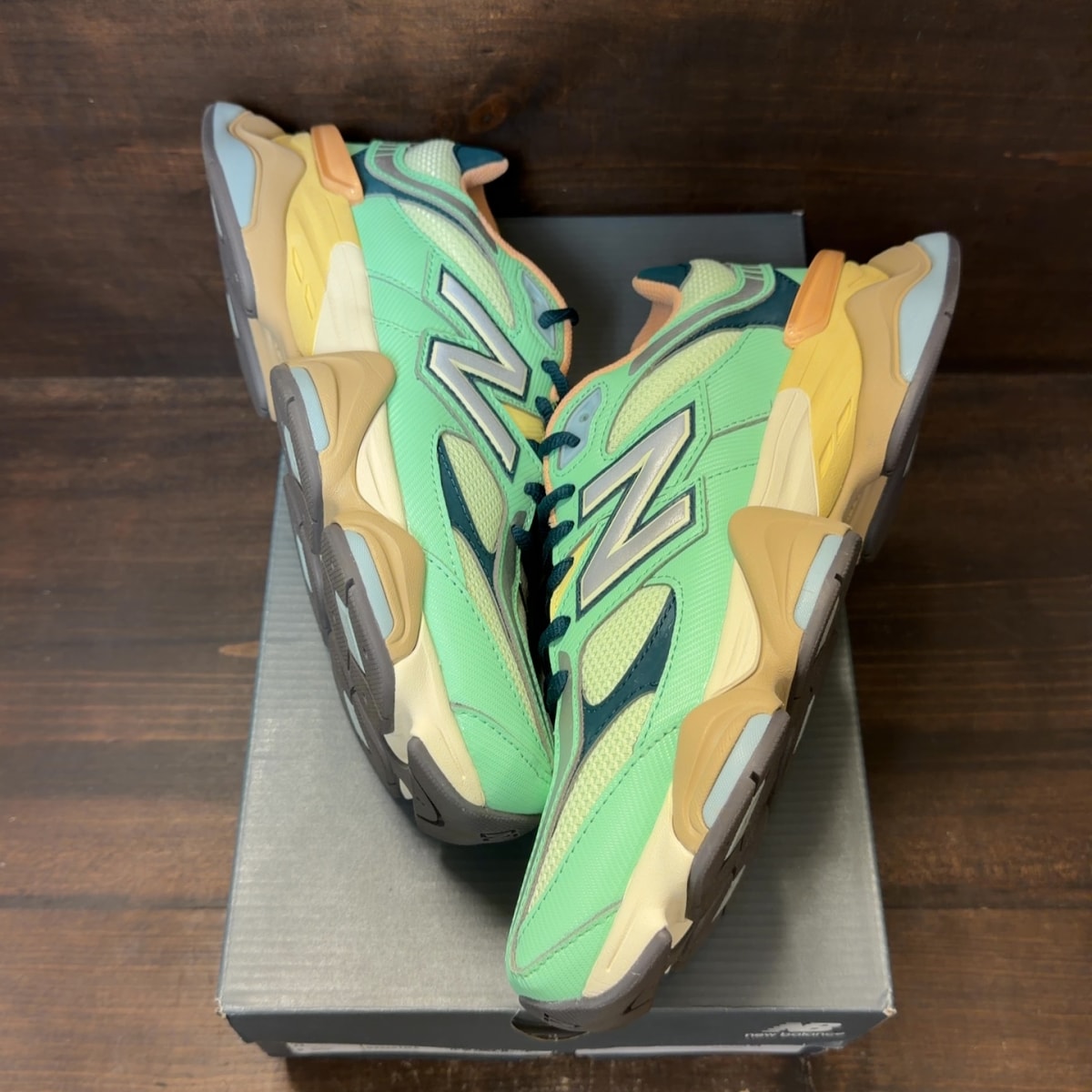 New Balance 9060 Sweetgrass Deep Ocean - Image 2