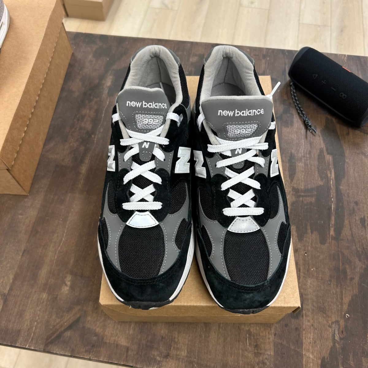 New Balance 992 MiUSA Black Grey Size 11.5 (Pre-Owned) - Image 2