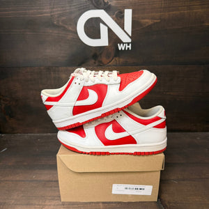 Nike Dunk Low Championship Red (GS) Size 4Y (Pre-Owned) - Image 1