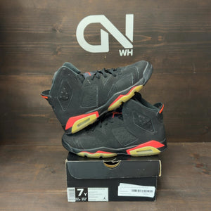 Jordan 6 Retro Infrared Black (2014) (GS) - Image 1