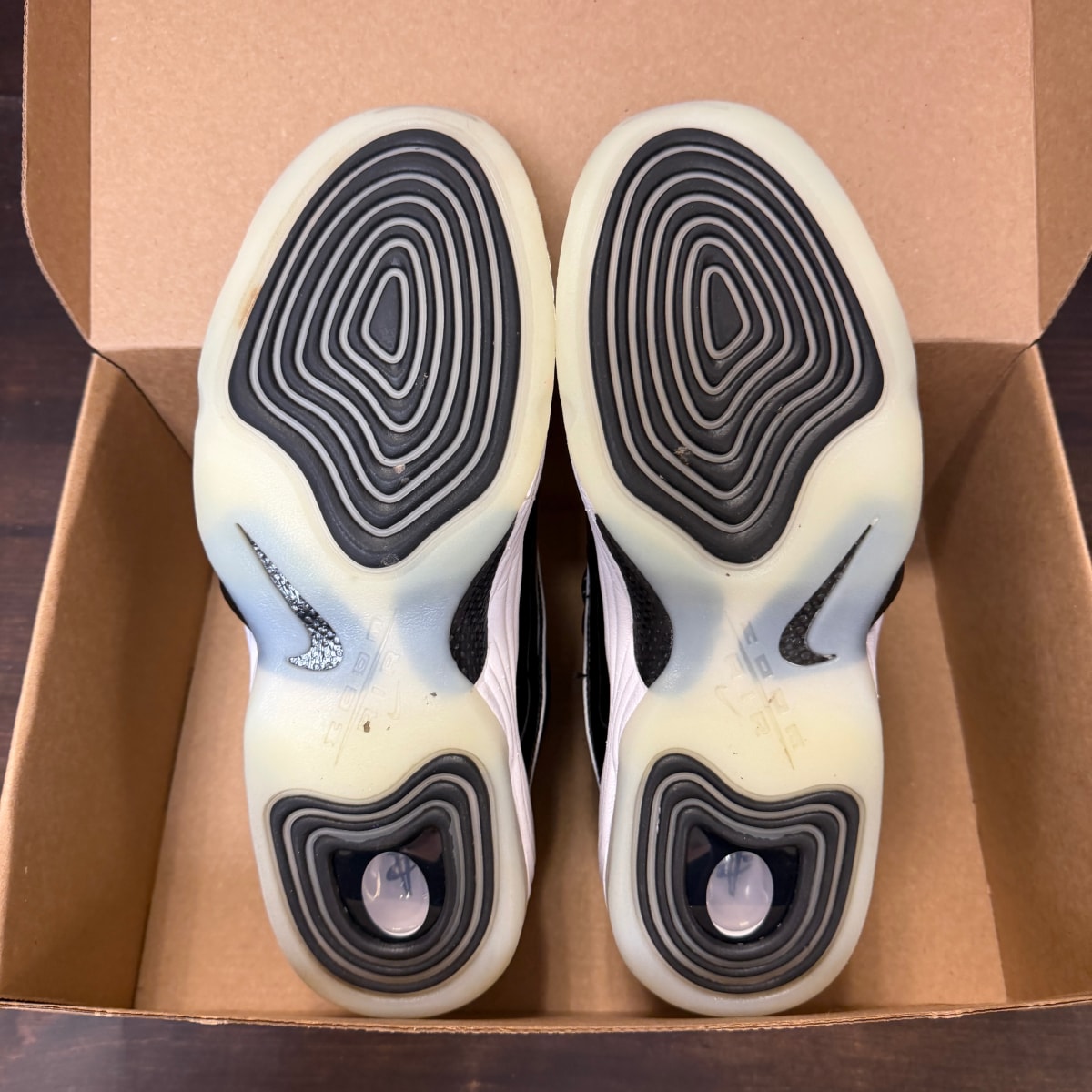 Nike Air Penny 2 Black Patent Football Grey Size 8.5 (Pre-Owned) - Image 6