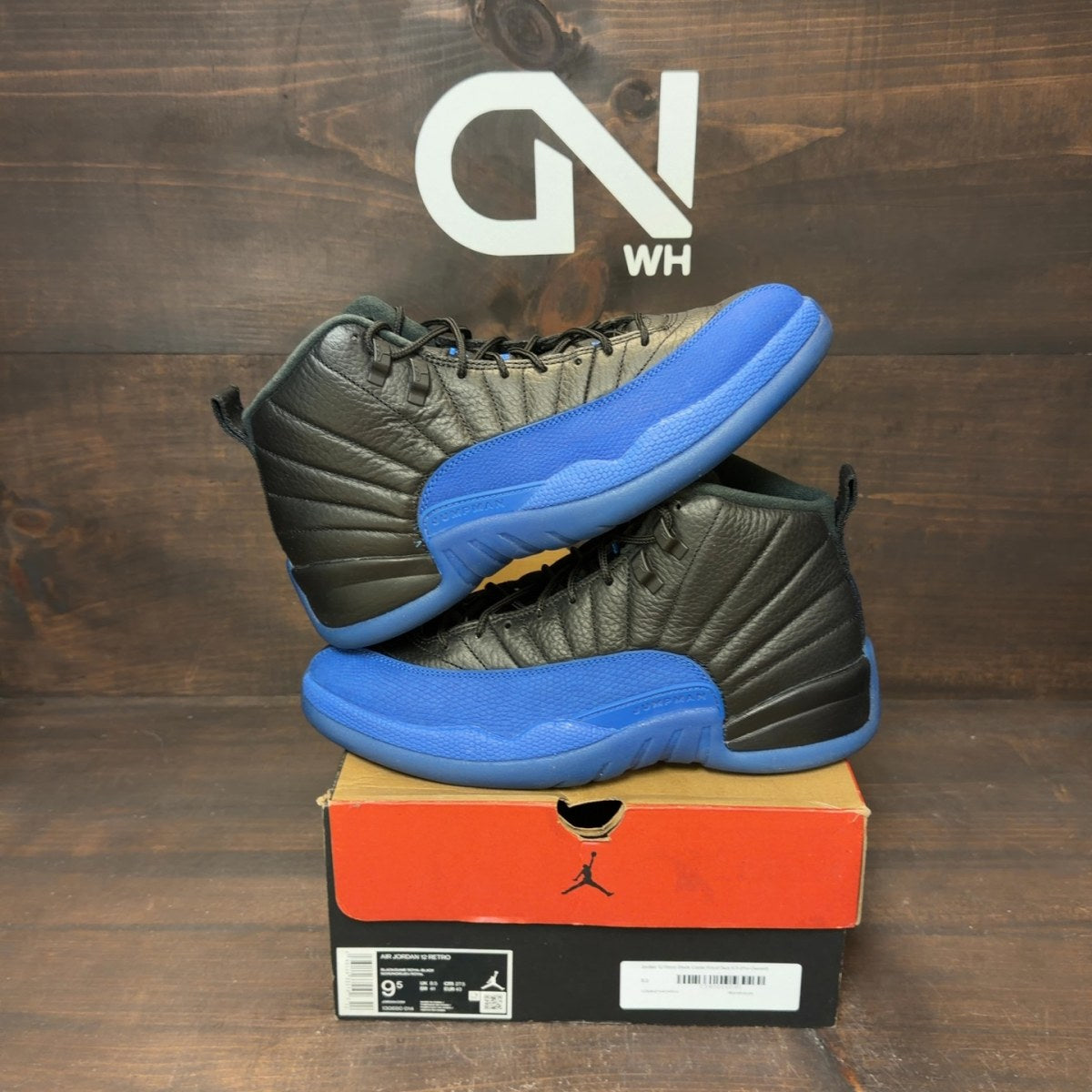 Jordan 12 Retro Black Game Royal - Image 1