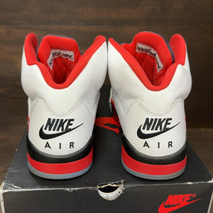 Jordan 5 Retro Fire Red Black Tongue (2025) - Image 5