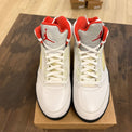 Jordan 5 Retro Fire Red Silver Tongue (2020) Size 10 (Pre-Owned) - Image 2
