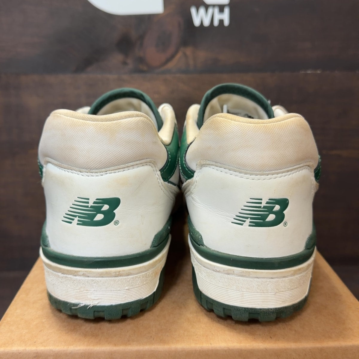 New Balance 550 White Green Size 11.5 (Pre-Owned) - Image 4