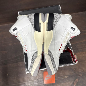 Jordan 3 Retro White Cement Reimagined Size 9.5 (Pre-Owned)