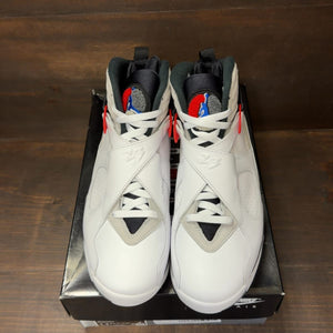 Jordan 8 Retro White True Red (2025) Size 11.5 (Pre-Owned) - tag