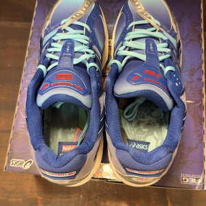 ASICS Gel-Nimbus 10.1 Kith Marvel vs. Capcom Iron Man vs. Mega Man Sealed Box (Comic Included) Size 11.5 (Pre-Owned) - Image 12